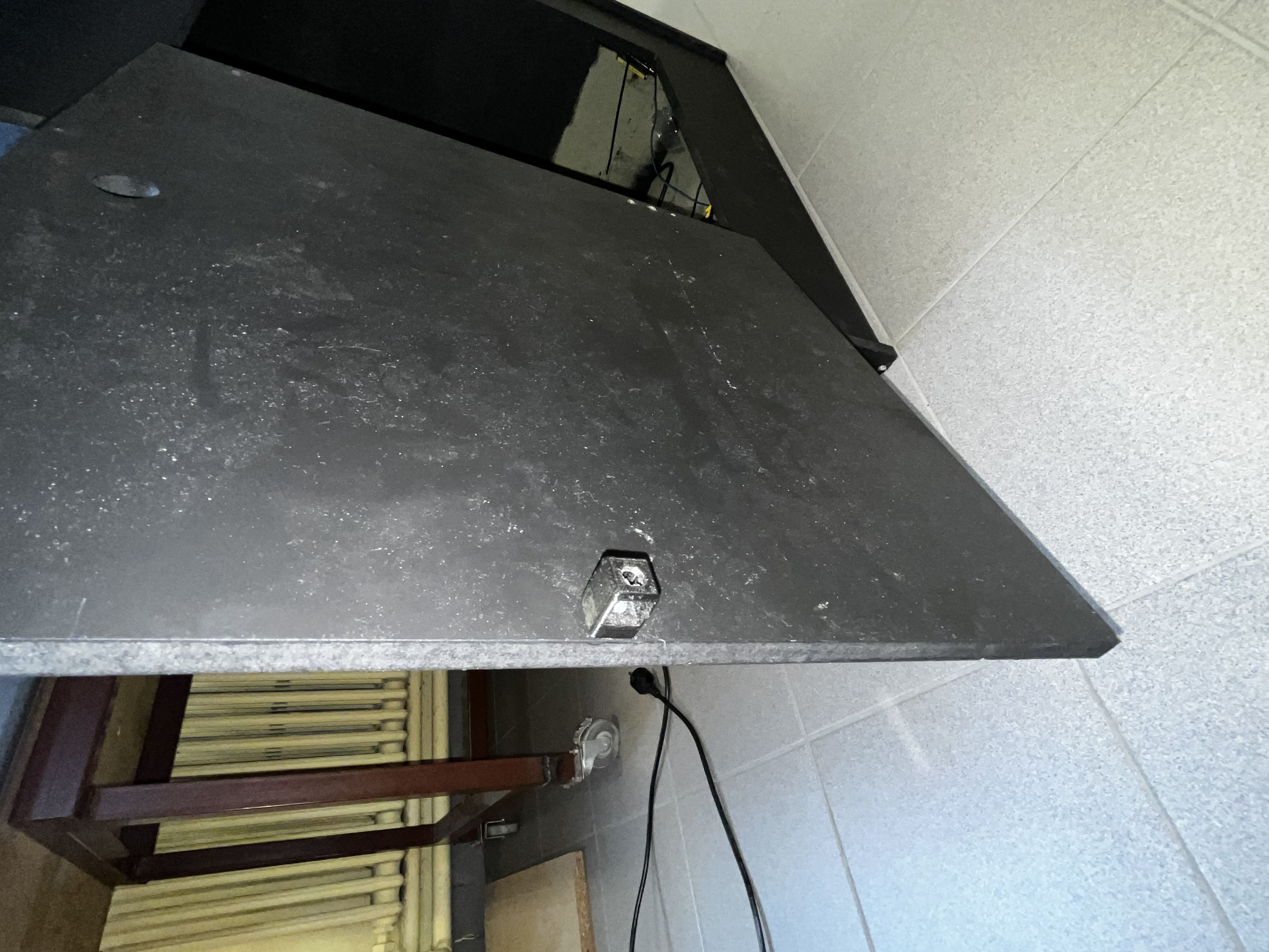 Arcade kast binnenkant deur